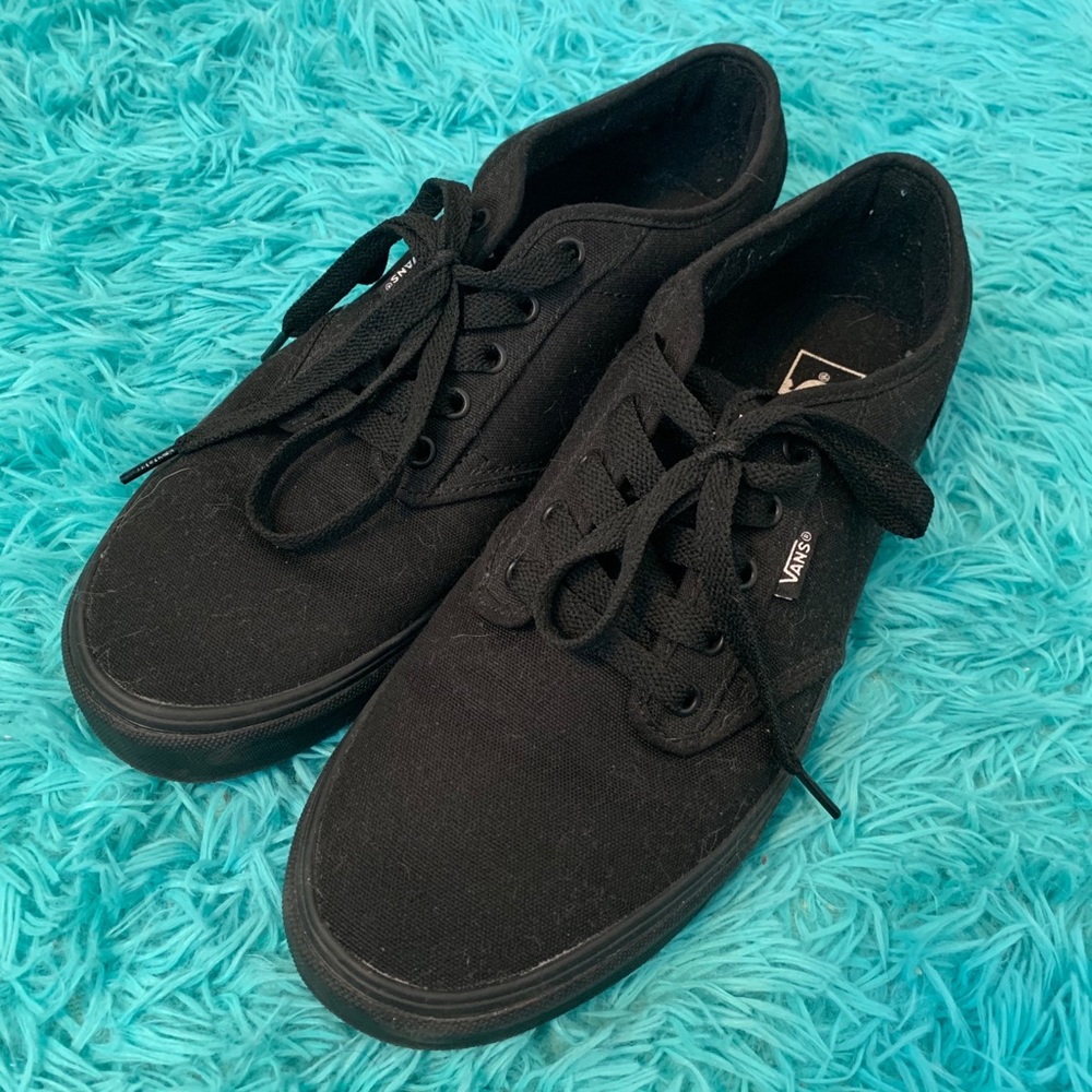 Mens Black Vans Size 12